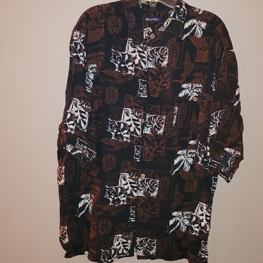 Puritan xl  100 % rayon Hawaii shirt vintage